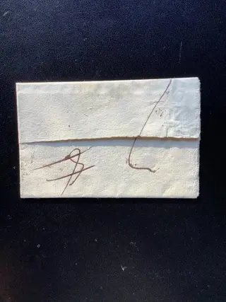 Frankrijk 1836 - 2 letters PARIS postmarks and P.P. , VVF