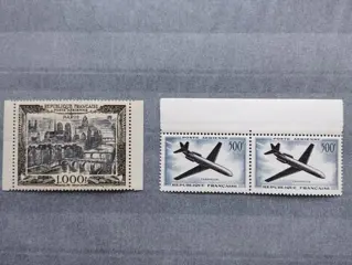 Frankrijk 1946/1959 - Airmail deluxe stamps, mint** - Yvert PA 16 / 37