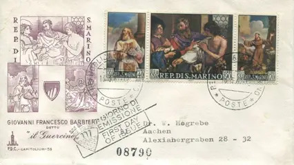 San Marino 1967/1989 - Lot of over 250 FDCs and postcards of the period