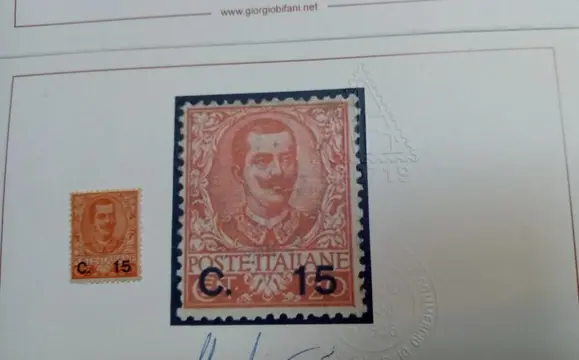 Koninkrijk Italië 1905 - ‘Floreale’ 15 cents on 20 orange - Sasssone 79