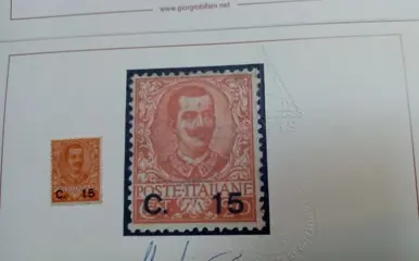 Koninkrijk Italië 1905 - ‘Floreale’ 15 cents on 20 orange - Sasssone 79