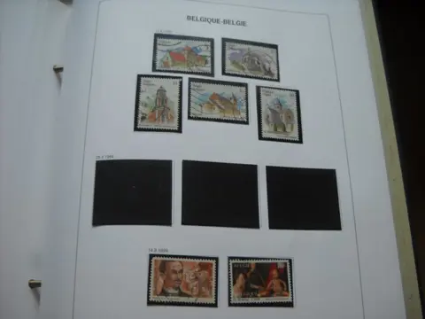 België - Collection in Davo LX albums, 1980 to 1994