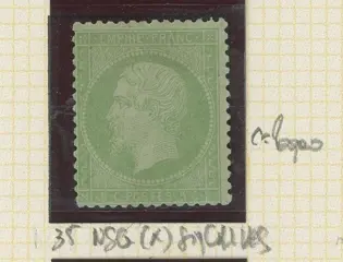 Frankrijk 1862 - Quote: over €10,000 - Set of Napoleons/Siege with nuances, including n°35 mint no gum and 28x signed - Entre les n°19 et 38