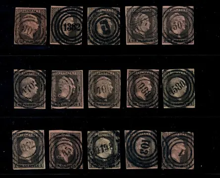 Pruisen - Lot with 230 used stamps