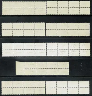 Triëst - Zone A 1949/1953 - Postal parcels overprinted on one row. 13 values in block of four. - Sassone 13/25
