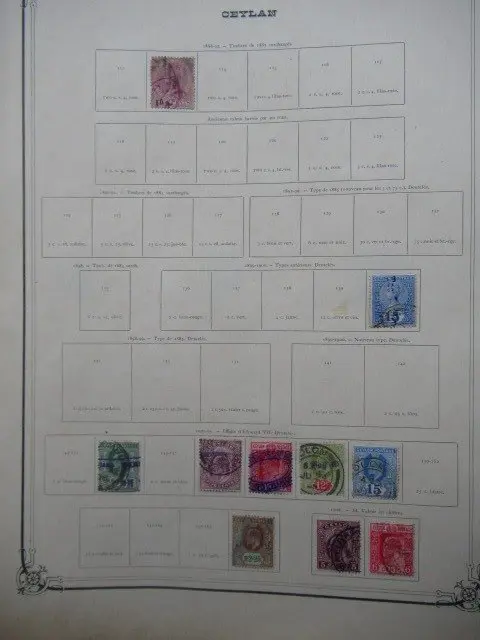 Wereld - Including America and Asia, advanced collection of stamps