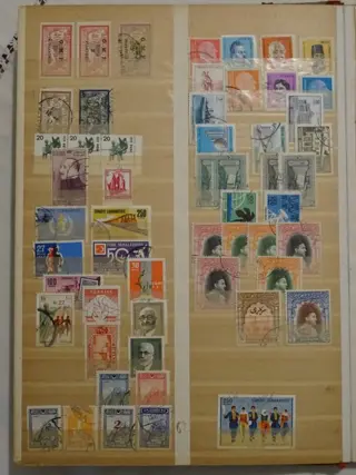Wereld - Collection in 5 stock books of stamps from all over the world