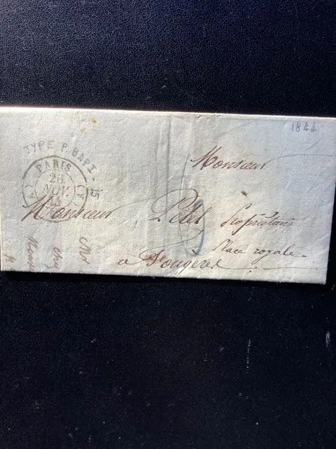 Frankrijk - 6 letters with PARIS postmarks