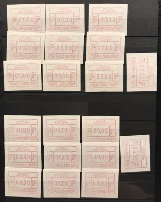 België 1981/2012 - Verzameling Automaatzegels in insteekalbum - ATM