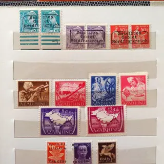 Wereld - Occupations, WWI and WWII + local and private issues + Atlantic Base + circulated cover - NO Reserve Price