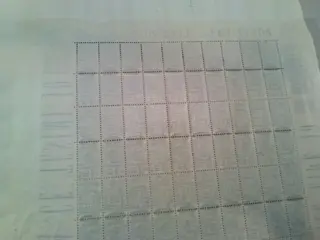 Italië 1945 - Luogotenenza - 10 cent azzurro con soprastampa Fregio, foglio completo di 200 esemplari - Sassone N. 49