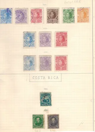 Zuid-Amerika 1850/1904 - South American countries: Argentina, Bolivia, Brazil, etc.
