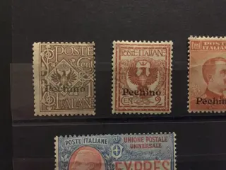 China - Italiaanse postkantoren 1917/1919 - Beijing and Tianjin, selections of values of ordinary mail and services