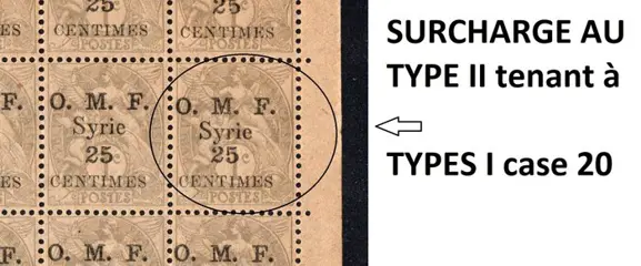 Syrië - Exceptional 50**MNH block of 31 with 7 varieties + vintage and GC sleeve, true connoisseur’s piece - YVERT 31