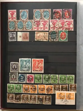 Duitse Rijk - Extensive “Inflation” stock in two albums