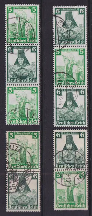 Duitse Rijk 1935/1936 - Combinaties.