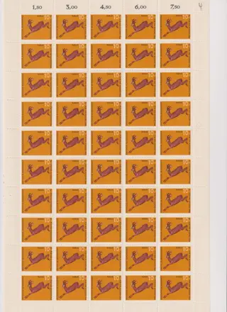 Duitsland, Bondsrepubliek 1966/1967 - Complete vellen van 50.