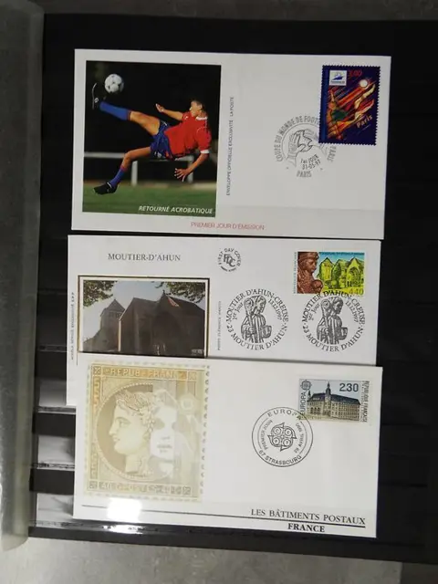 Frankrijk - 1st day envelopes - 93 FDC