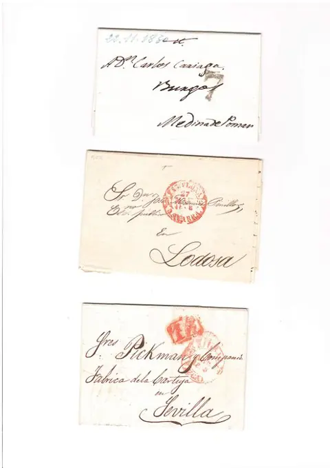Spanje 1790/1852 - Prephilately, batch of 20 letters