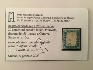 Italiaanse oude staten - Sardinië - IV emissione - Extensive selection