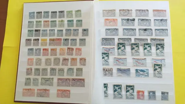 Frankrijk 1920/1980 - A lot of 2 binders, mint**/* or cancelled
