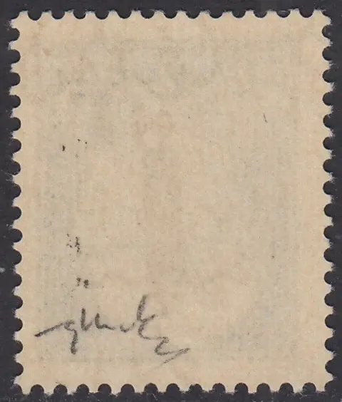 Italië 1944 - Overprint colour error, 1.25 l. azure of the ‘l’ type with straight and inverted black overprint - Sassone N. 495A, 495Aa