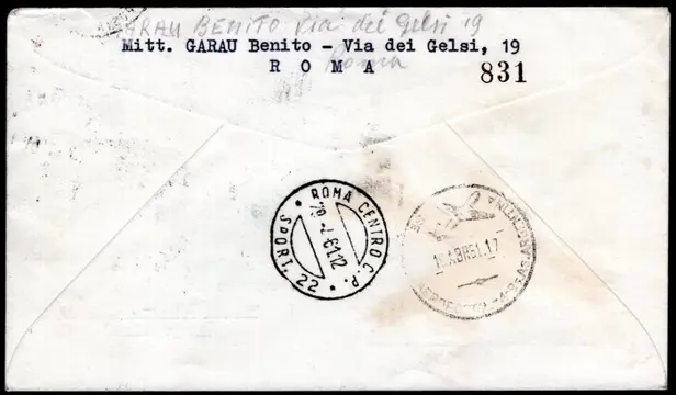 Italiaanse Republiek 1961 - FDC – ‘visit of President Gronchi in South America’ set also stamped with 205 l. pink lilac - Sass. n° 918/921