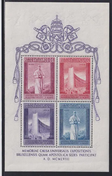 Vaticaanstad 1952 - Blokuitgifte. - Michel:1/2