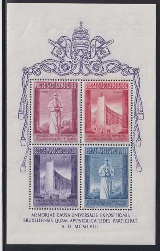 Vaticaanstad 1952 - Blokuitgifte. - Michel:1/2