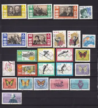 Duitse Democratische Republiek (DDR) 1963/1990 - Complete verzameling + Dienstmarken gestempeld.