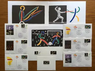 Spanje 1989/1992 - Complete issues: Barcelona ’92 (1st, 3rd, 4th, 6th issue and Paralympics)