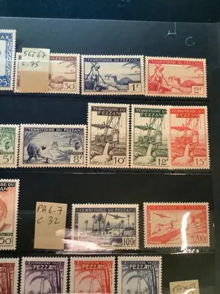 Franse kolonie - FEZZAN up to GUYANA XX, VVF