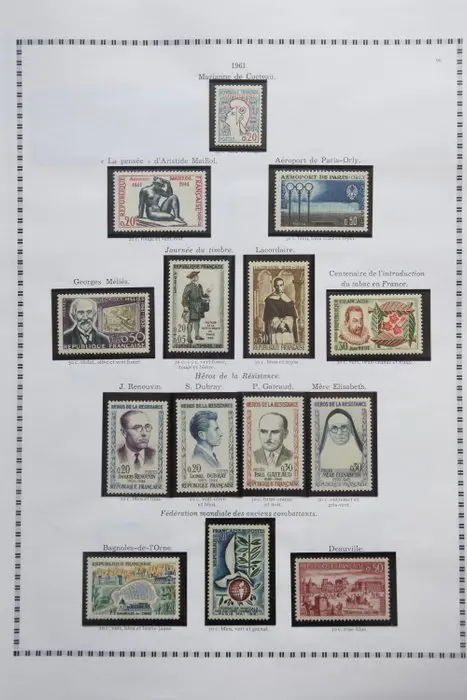 Frankrijk 1960/1973 - 14 complete years, mint**, MNH