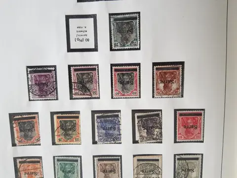 Saargebied 1920/1959 - Verzameling in een album.