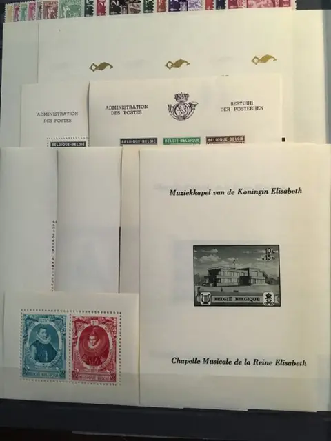 België 1940/1945 - 6 volledige jaargangen met blokken - OBP tussen 527 en 724 + BL 10/17 + Herdenkingsblad 532/37