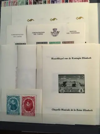België 1940/1945 - 6 volledige jaargangen met blokken - OBP tussen 527 en 724 + BL 10/17 + Herdenkingsblad 532/37