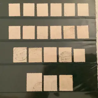 Geallieerde bezetting - Duitsland (Amerikaanse en Britse zone) 1945 - AM post met fotocertificaten - Michel 16/35