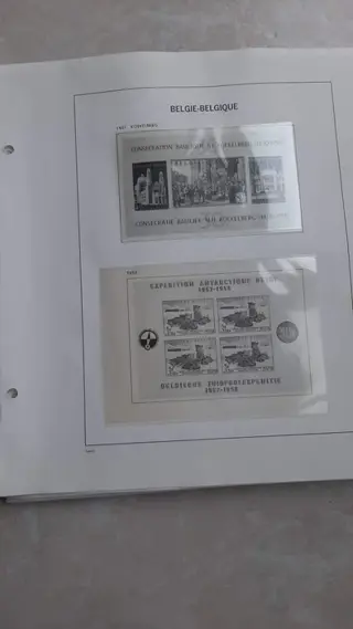 Accessoires - Davo Voordrukbladen België1951-2001