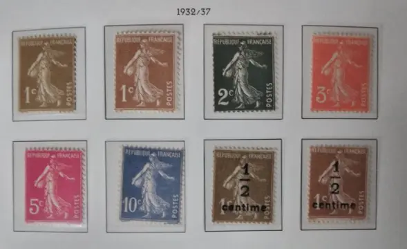 Frankrijk 1930/1934 - €472 - Yvert et Tellier : n° 270 à 274 et du n° 277A à 289.