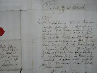 Duitse Rijk 1729 - Vouwbrief Op Papier Met 2 Watermerken En Lakzegel