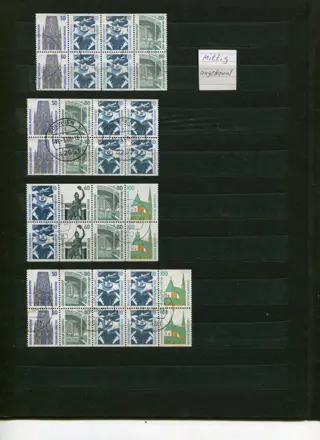 Duitsland, Bondsrepubliek - Collection of booklet sheets, se-tenants, pairs, etc.