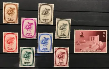 België 1937/1939 - Volledige Jaargangen incl. Blokken - OBP 446/526 incl. BL7/9