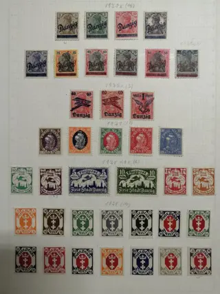 Danzig 1920/1939 - Great collection on sheets