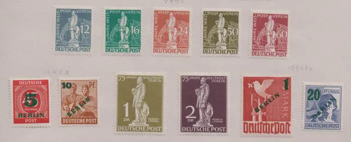 Berlijn 1949 - Complete section in flawless used state of preservation - Michel 35-67