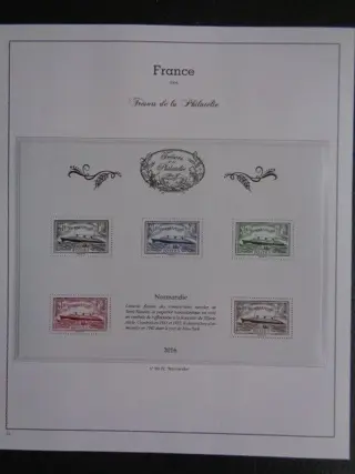 Frankrijk 2016 - A superb "Supra Yvert & Tellier" album with 21 “Tresors de la Philatelie” blocks. Limited edition.