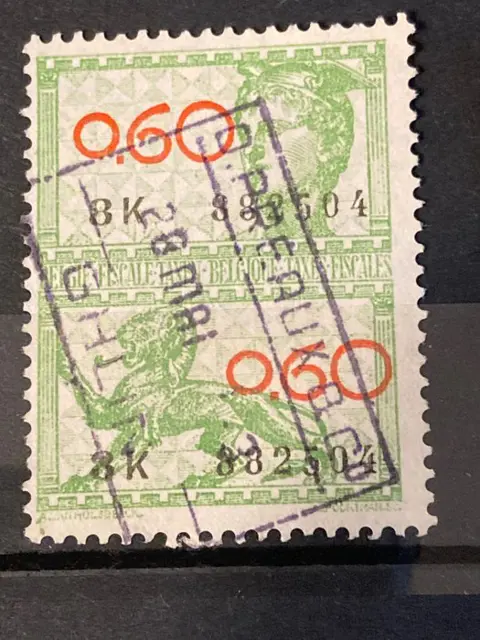 België 1932/1948 - Reeks gebruikte fiscale zegels met hoge waarden