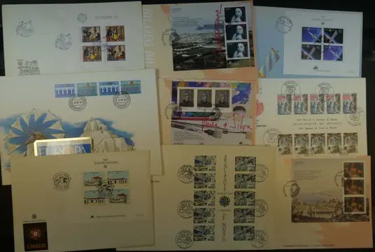 Europa - Large batch of FDCs, commemorative postmarks, maximum cards and more&nbsp;– hundreds!