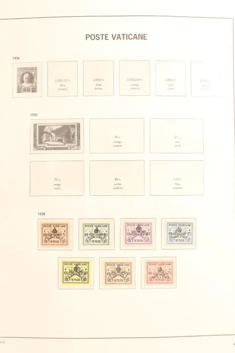 Vaticaanstad 1929/2005 - Verzameling in 2 Davo albums met velletjes en blokken