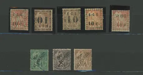 Franse kolonie 1881 - Quote: over €3,300 -New Caledonia - Very nice mint setincluding MNH, ‘France Libre’, PA - Depuis le n°2
