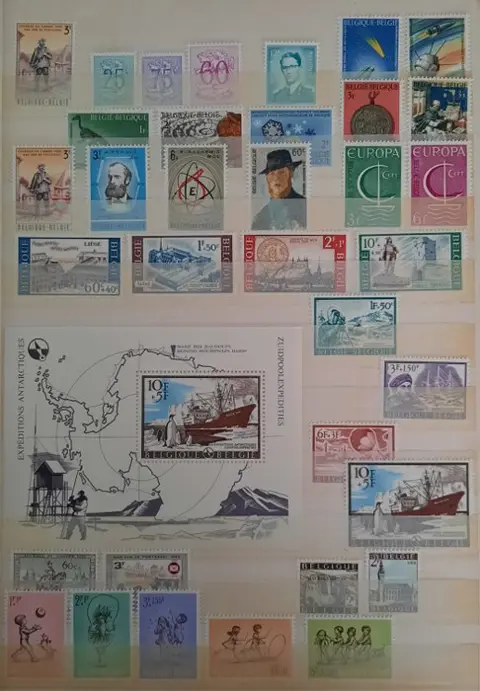 België 1965/1989 - 25 volledige jaargangen. - OBP/COB 1331/2348